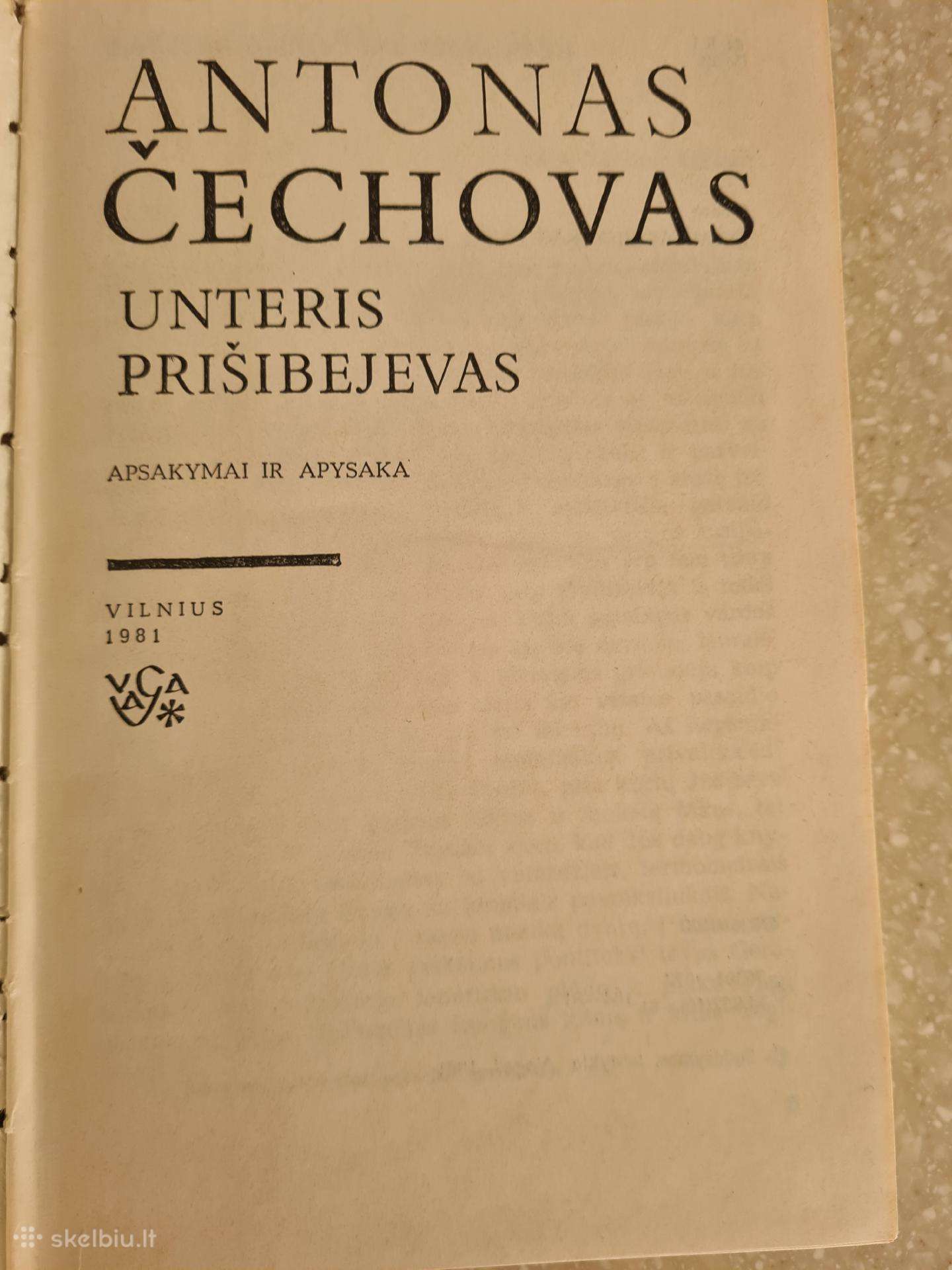A. Česlovas Unteris Prišibejevas