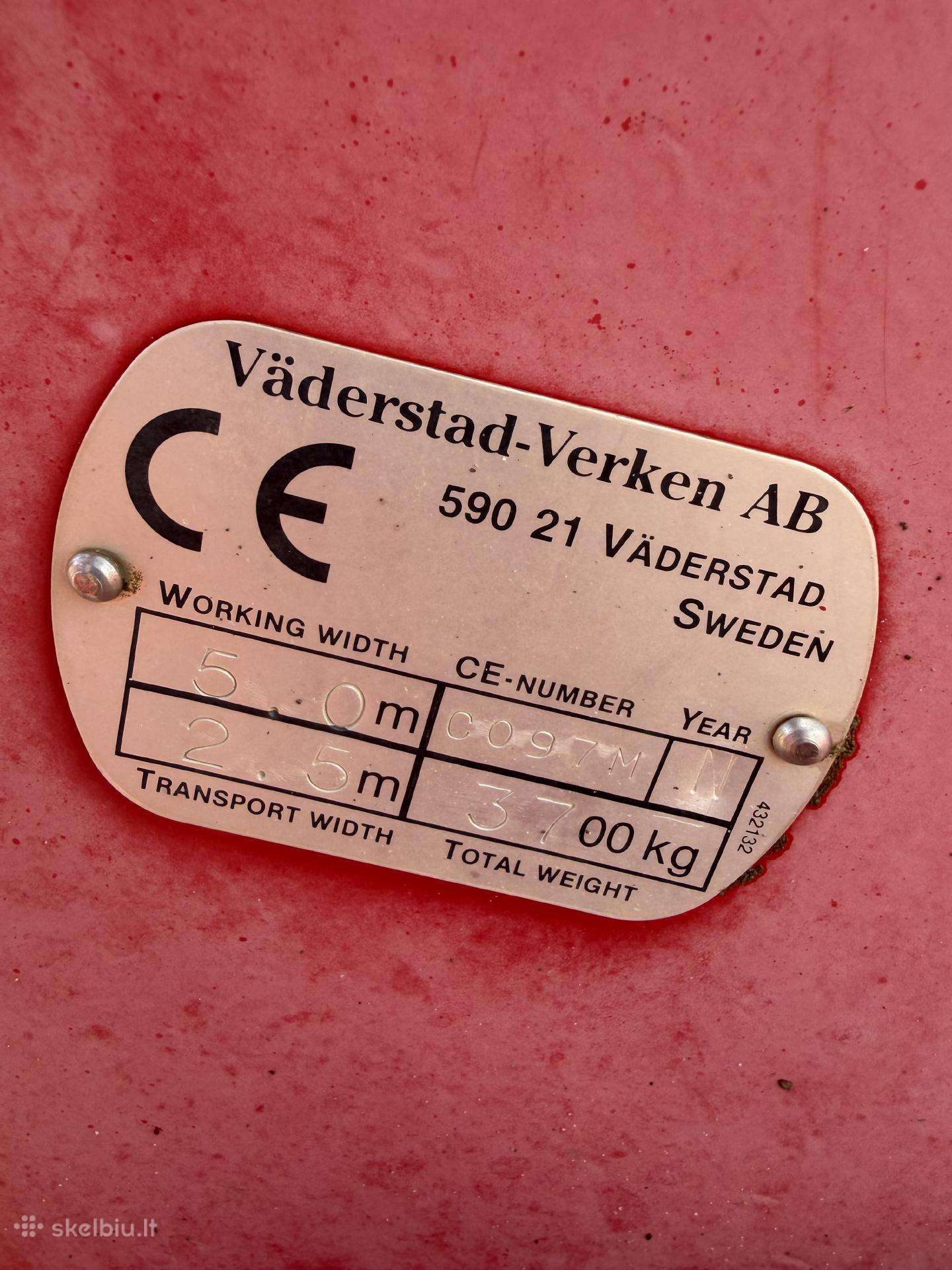 Vaderstad, скребки, скрубберы