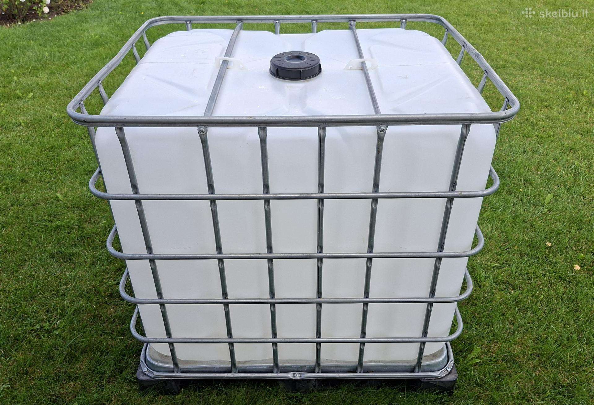 Ibc maistinė talpa 1000l plauta