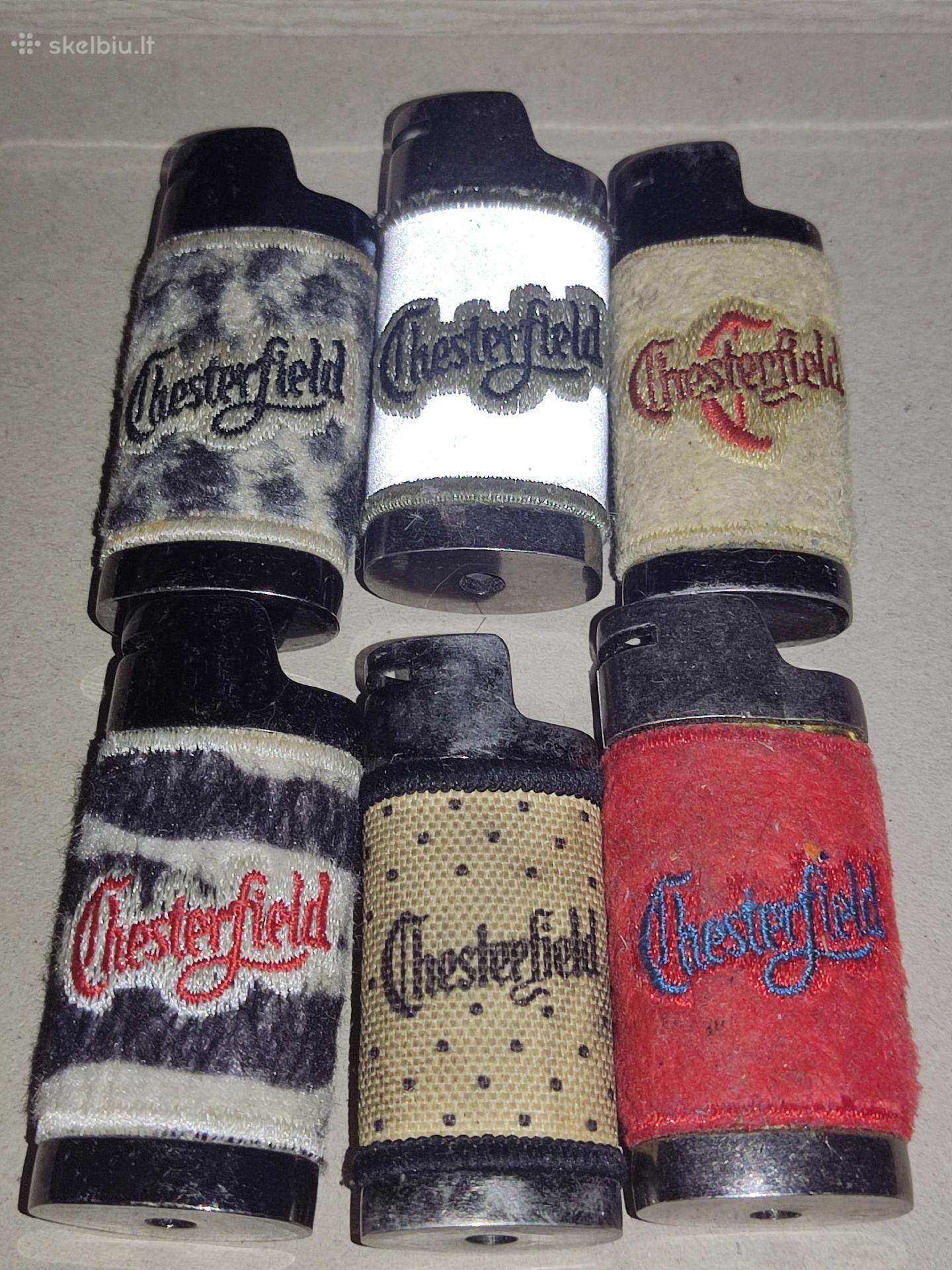 Kolekciniai Chesterfield žiebtuvėliu (deklai)