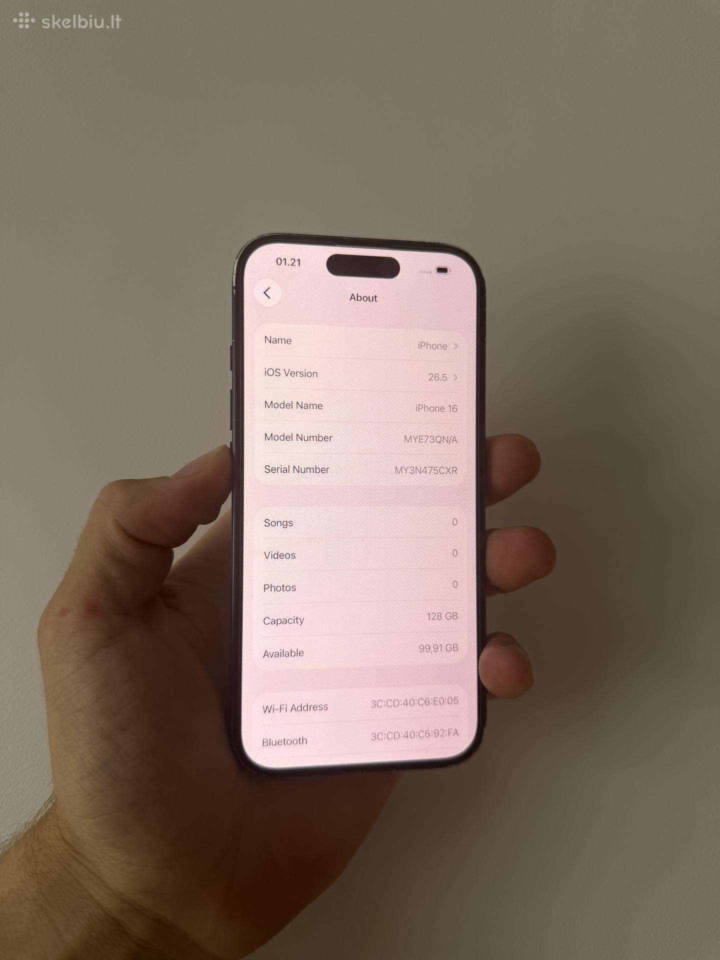 iPhone 16 128