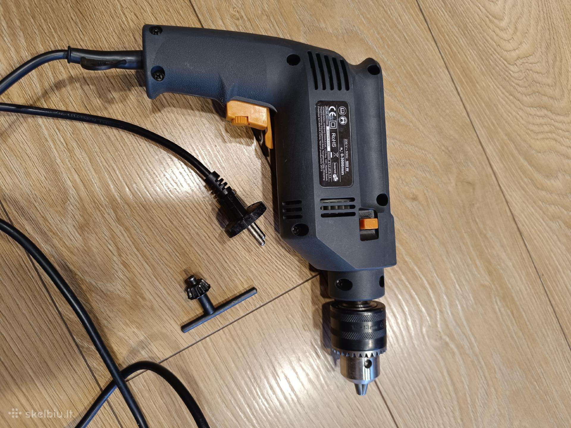 Elektrinis smūginis gręžtuvas 500 W