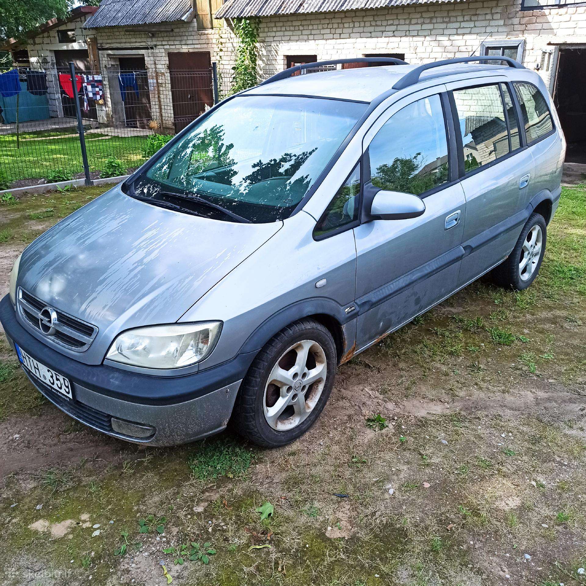 Opel zafira 2003 2.0 74kw T.a iki 2027-08