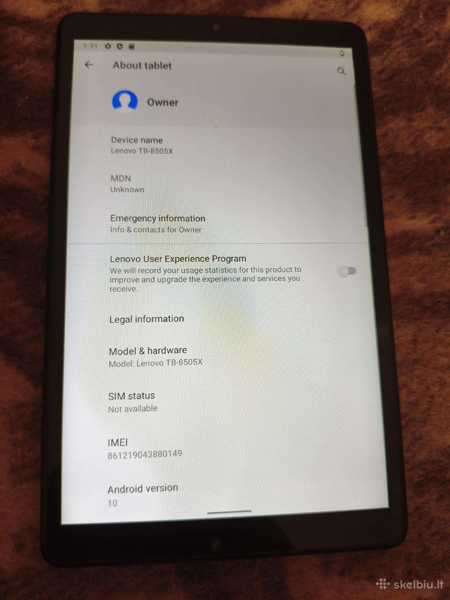 Lenovo tab m8 4G