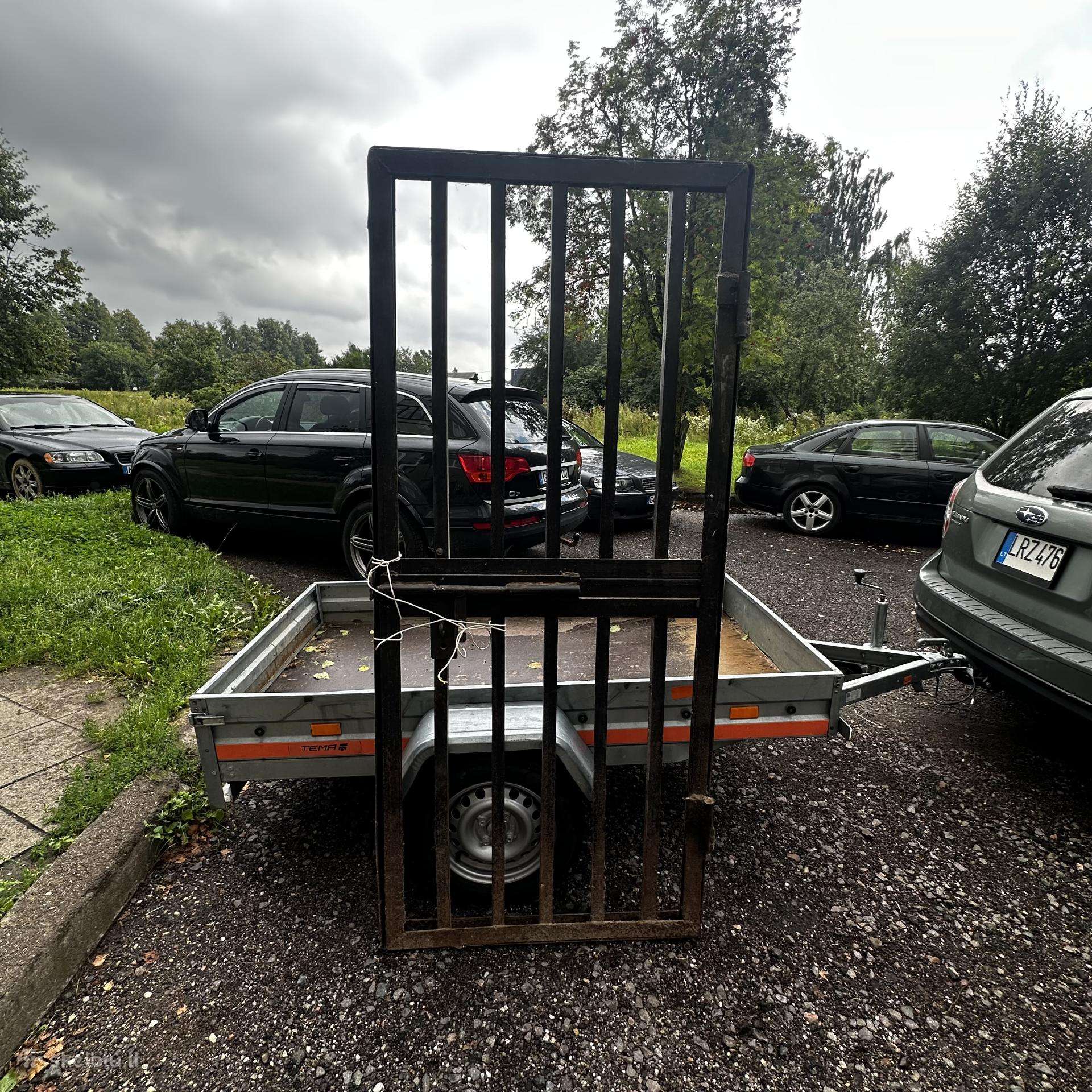 Metalinės vartų grotos / vartų konstrukcija