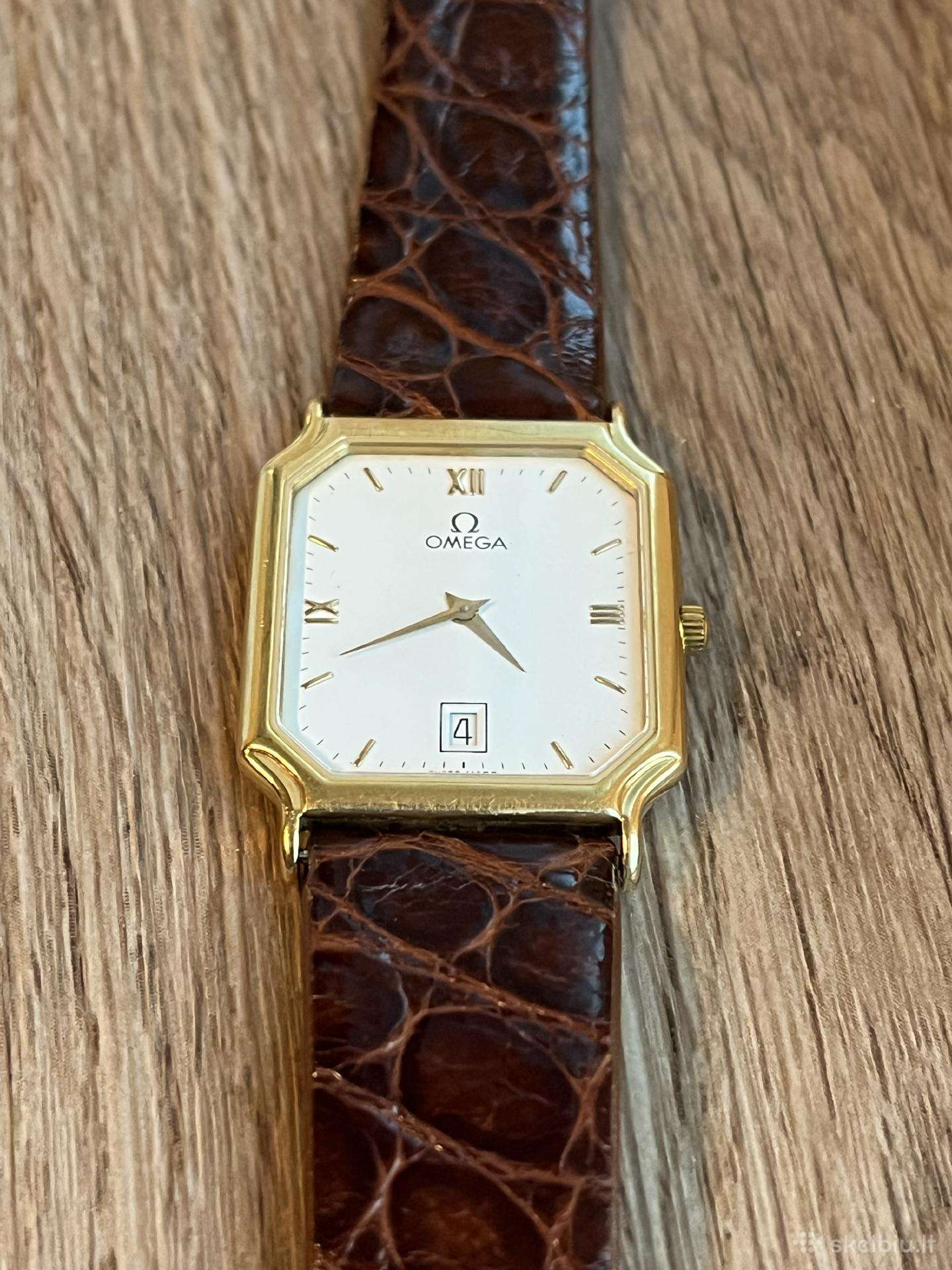Auksinis laikrodis Omega