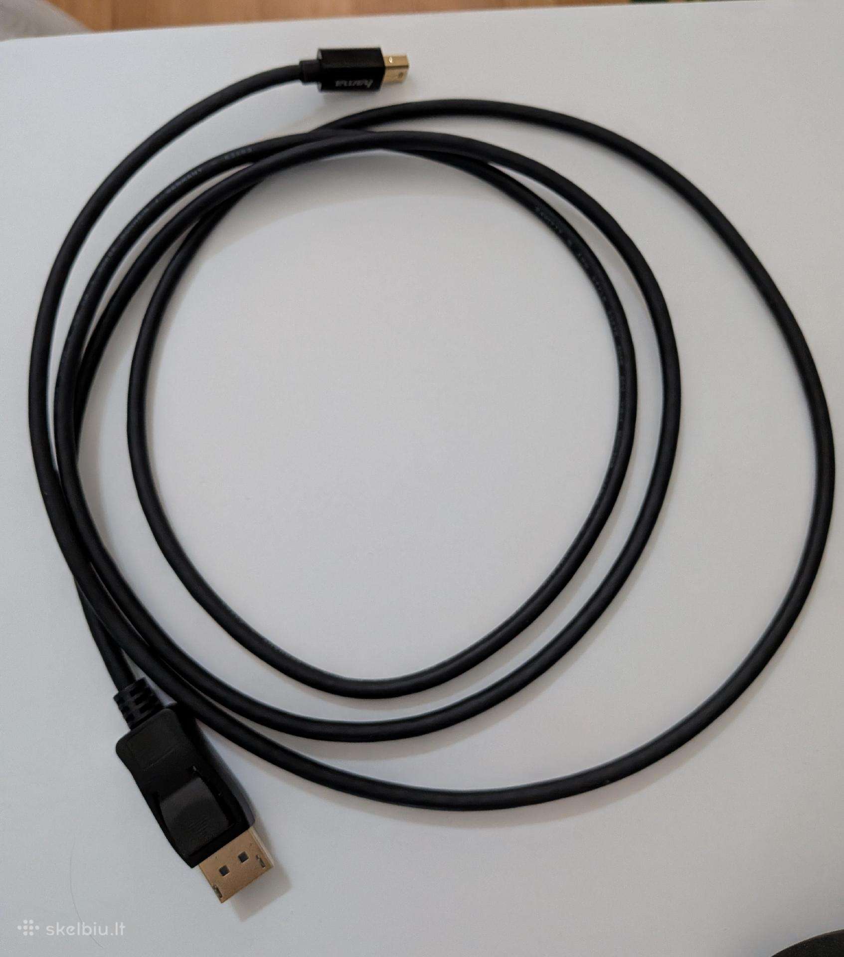 Mini Display Port į Display Port 1,5m kabelis