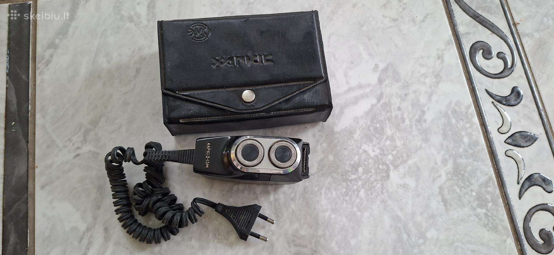 Retro sovietinė elektrinė barzdaskutė Kharkiv-15m