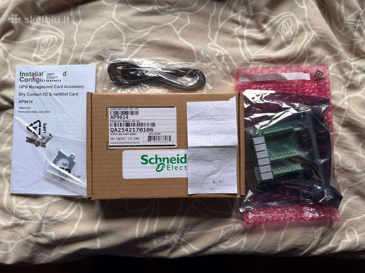 Schneiderelectric Apc Ap9614 Dry Contact I/o Smart