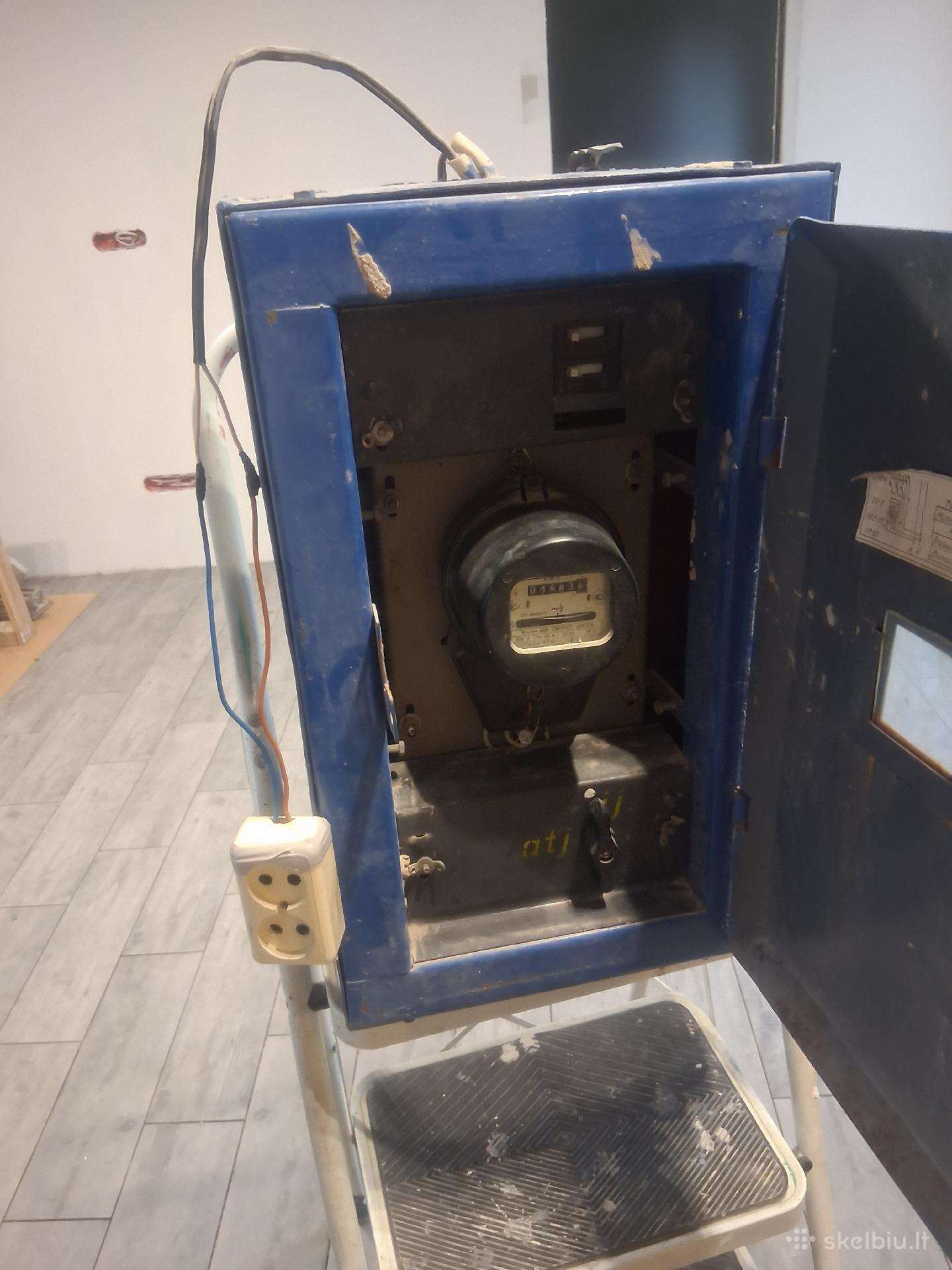 Statyboms laikinas elektros skydas