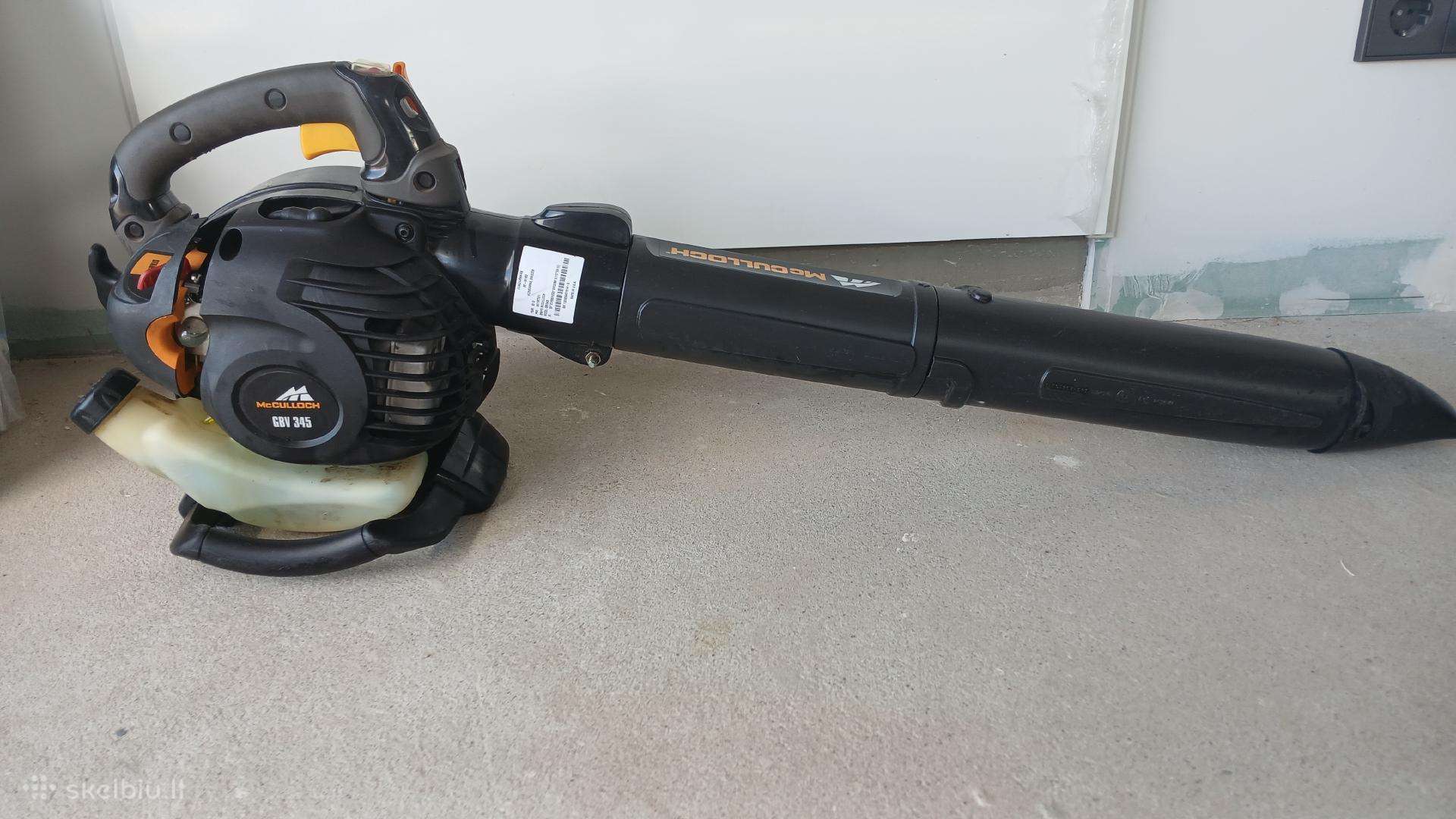 Mccullock Gbv 345 (Husqvarna) lapų sniego pūstuvas