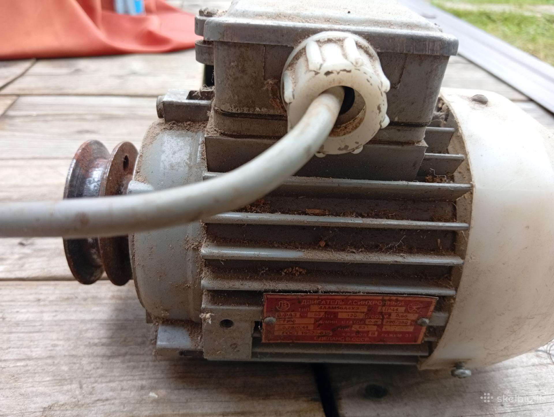 Elektro variklei trifazes ir venfazis taribinei