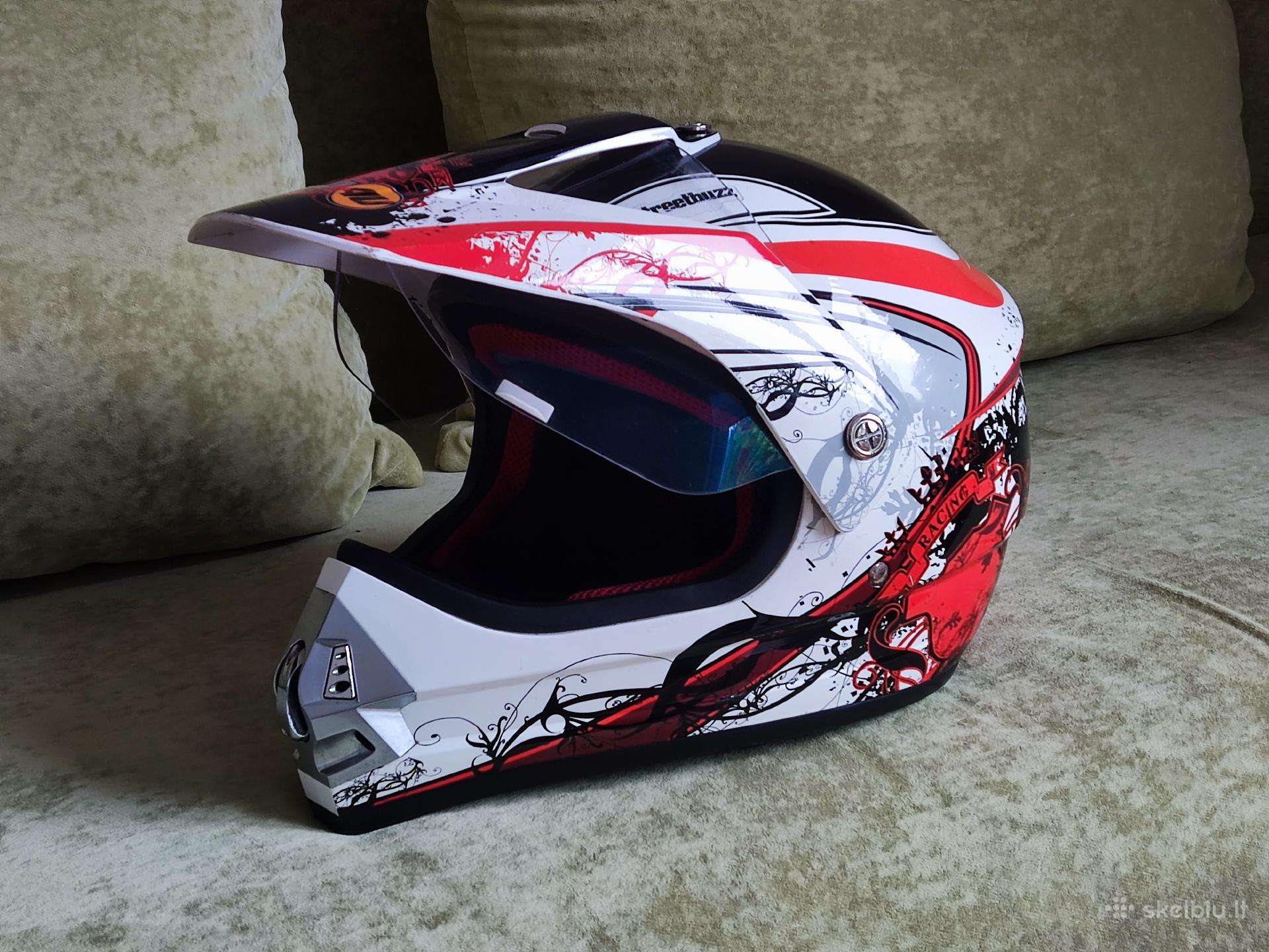 Enduro/krosinis motociklininko šalmas