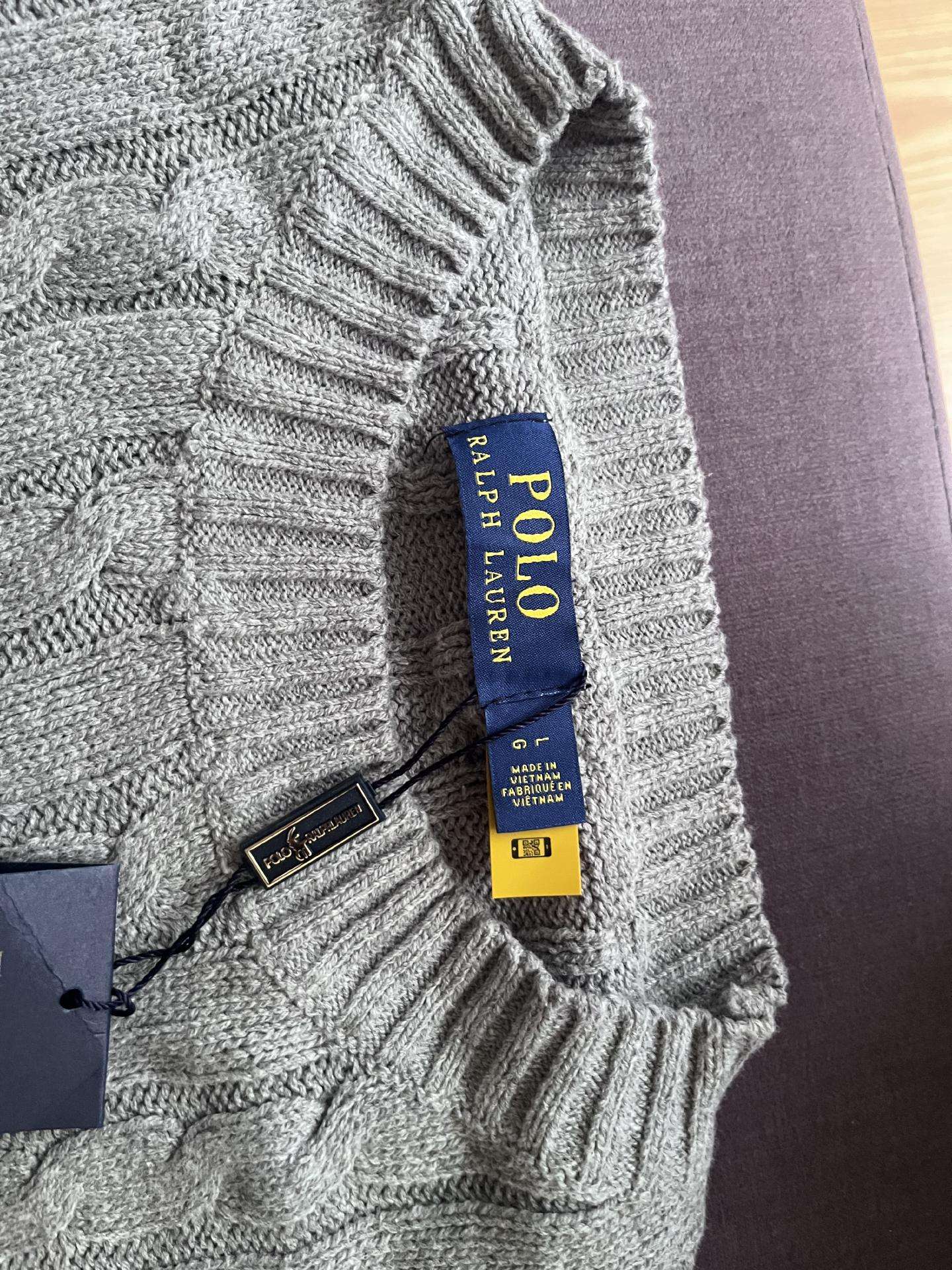 Pilkas vyriškas Ralph Lauren megztukas