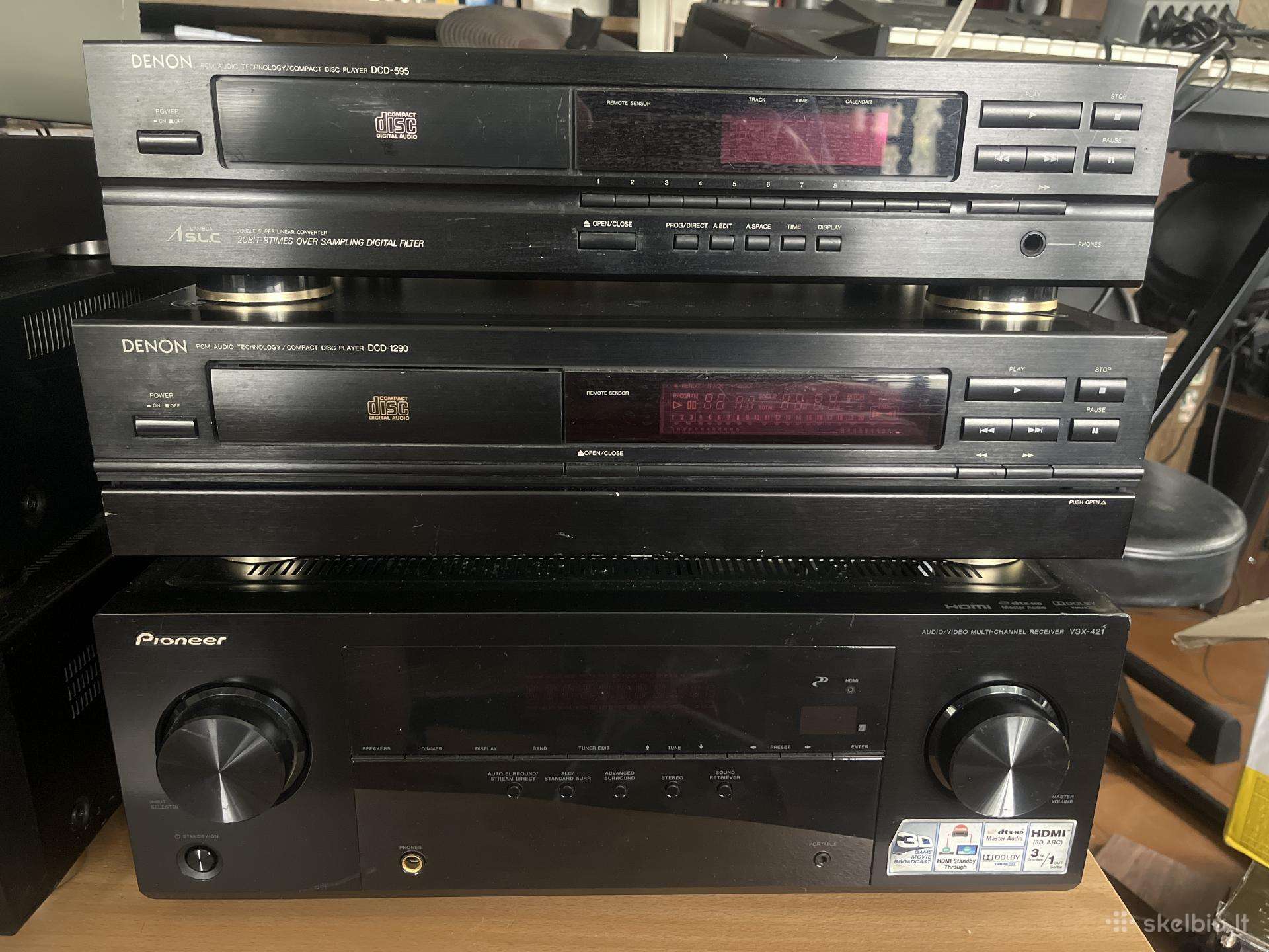 Pioneer Vsx-421, Denon Dcd-595, Denon-dcd-1290