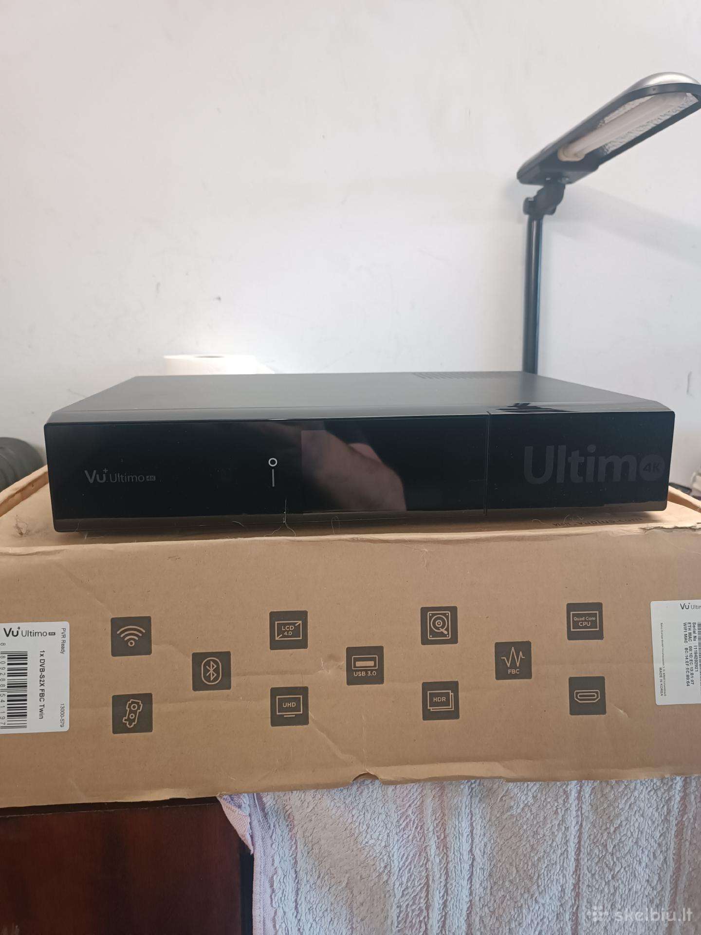 4k receiveris Vu+ Ultimo 4k