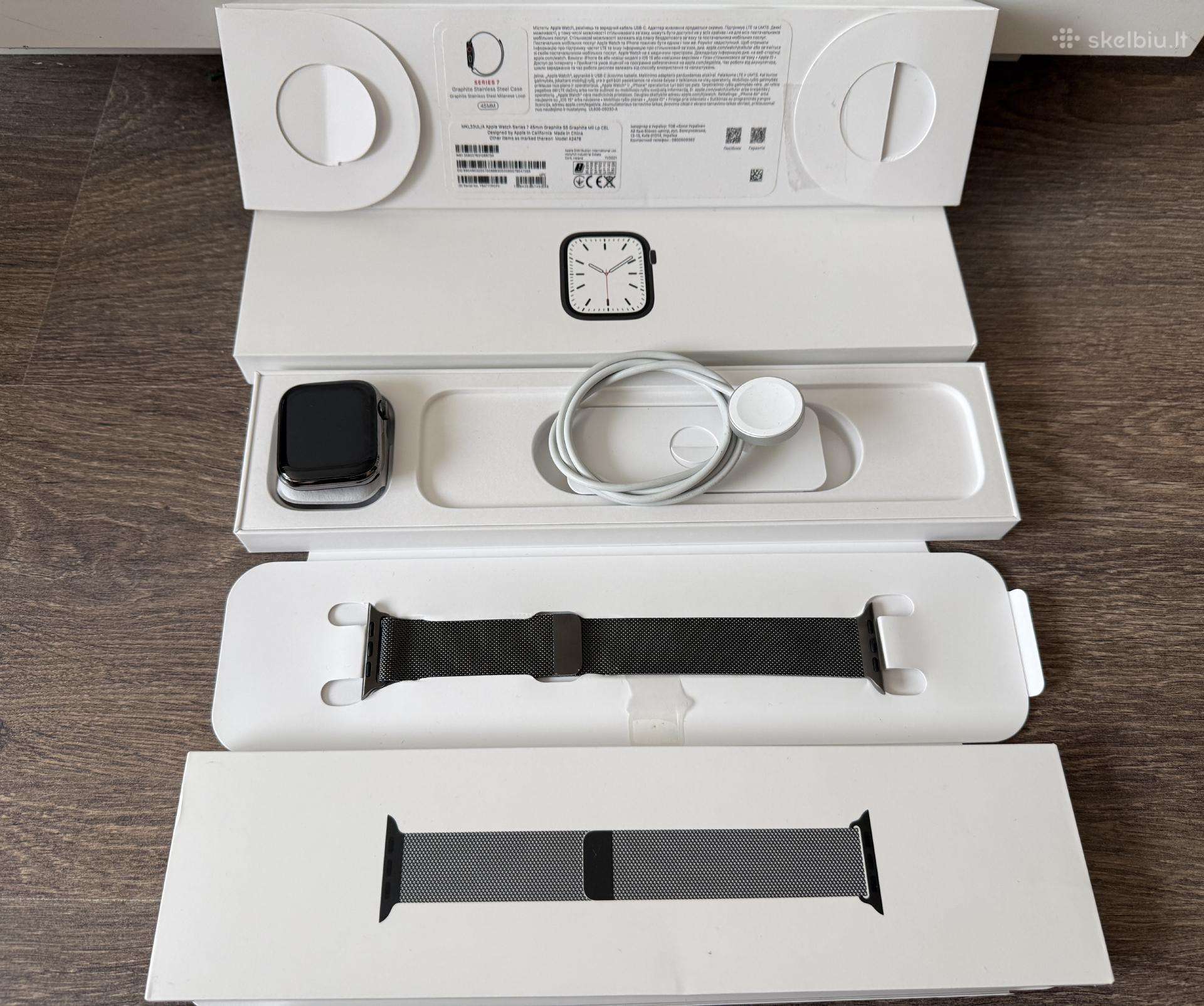Apple watch plienas milanese loop apyranke