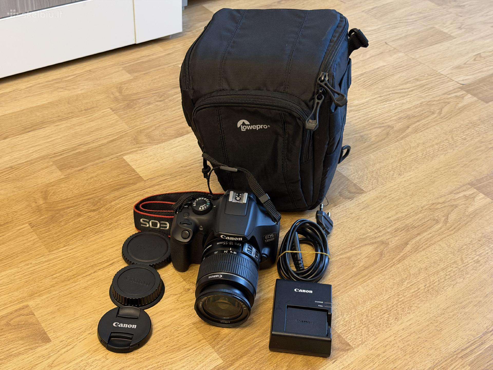 Canon EOS 1300d / WiFi / 18-55mm / 7k kadrų