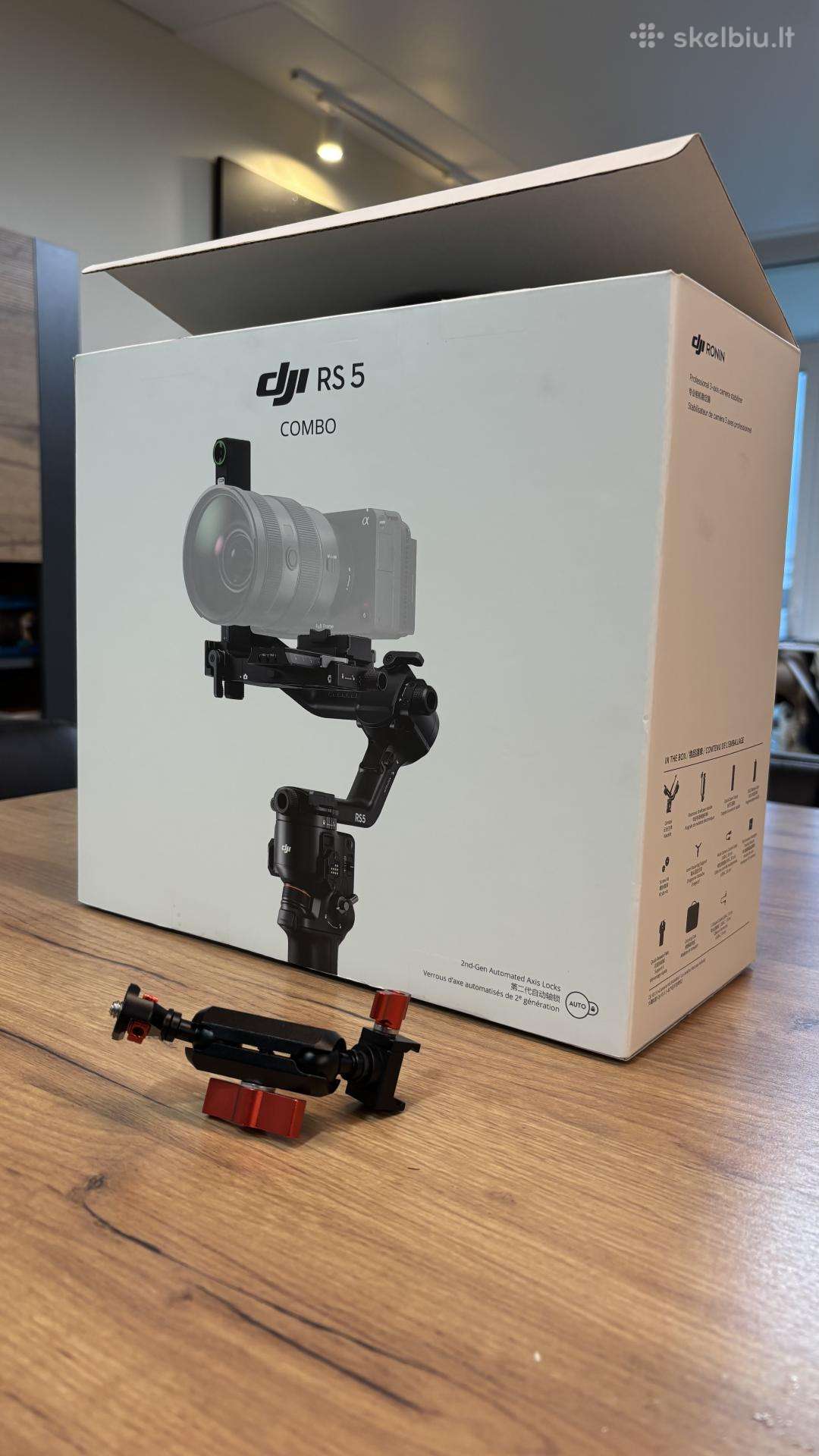 2 kartus naudotas Dji RS 5 Combo