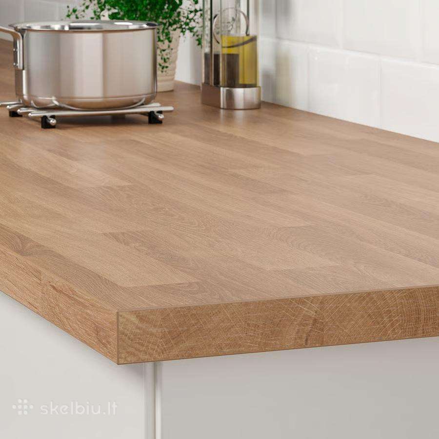Ikea Saljan azuolo stalvirsis naujas 186cm+99cm