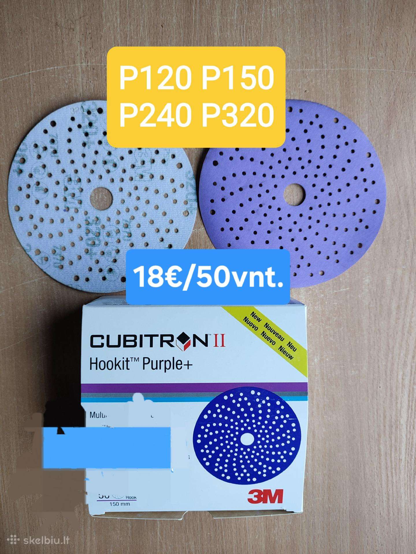 3m Cubitron šlifavimo popierius.