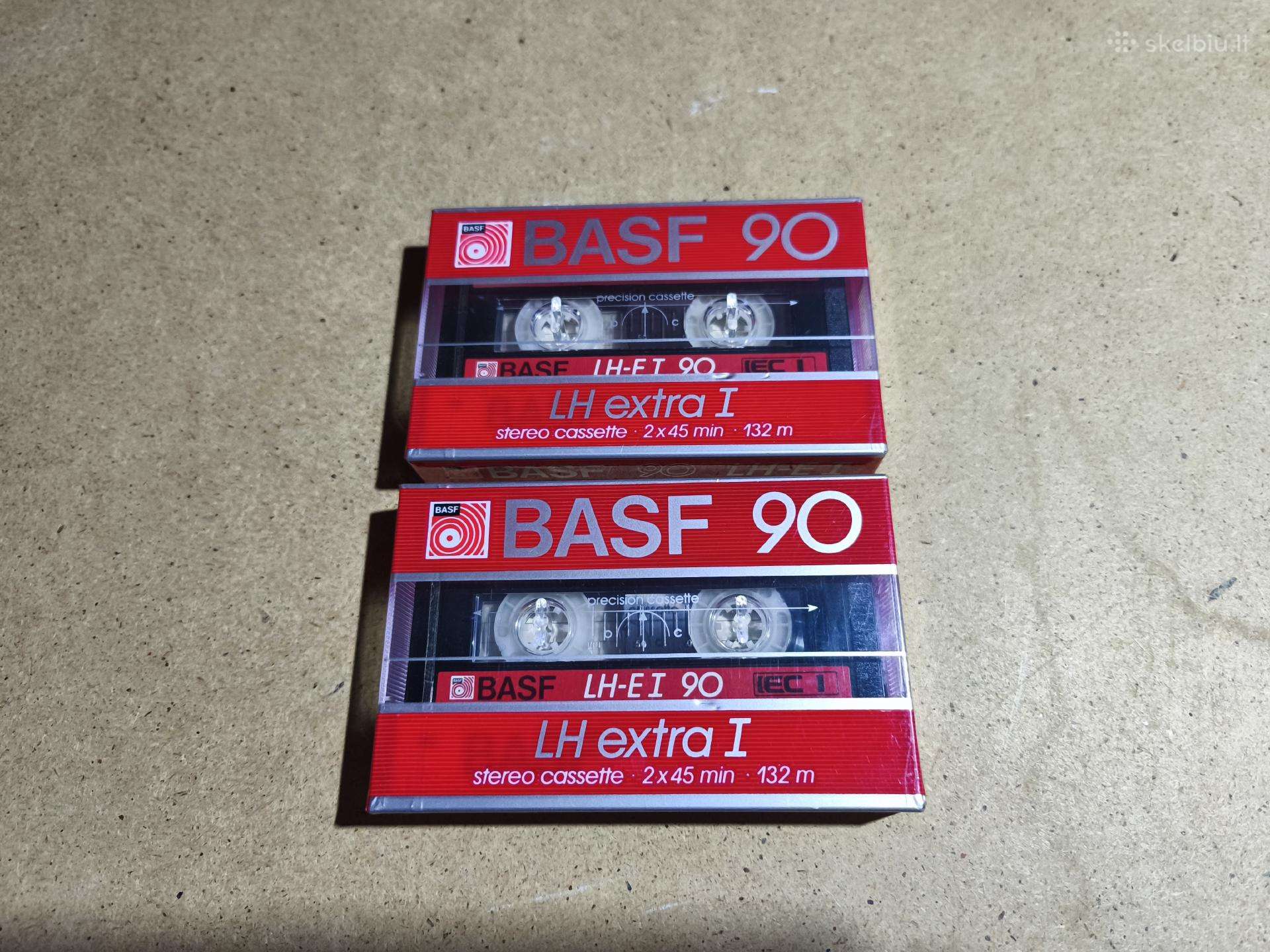 Naujos audio kasetės Basf Lh Extra I 90 (2 vnt.)