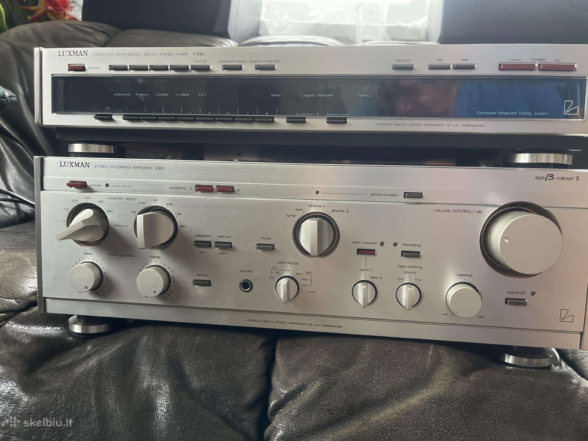 Luxman L-510, T-530 tiuneris