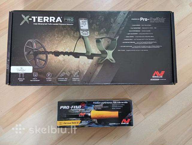 Metalo detektorius Minelab X-terra Pro + Pro-find