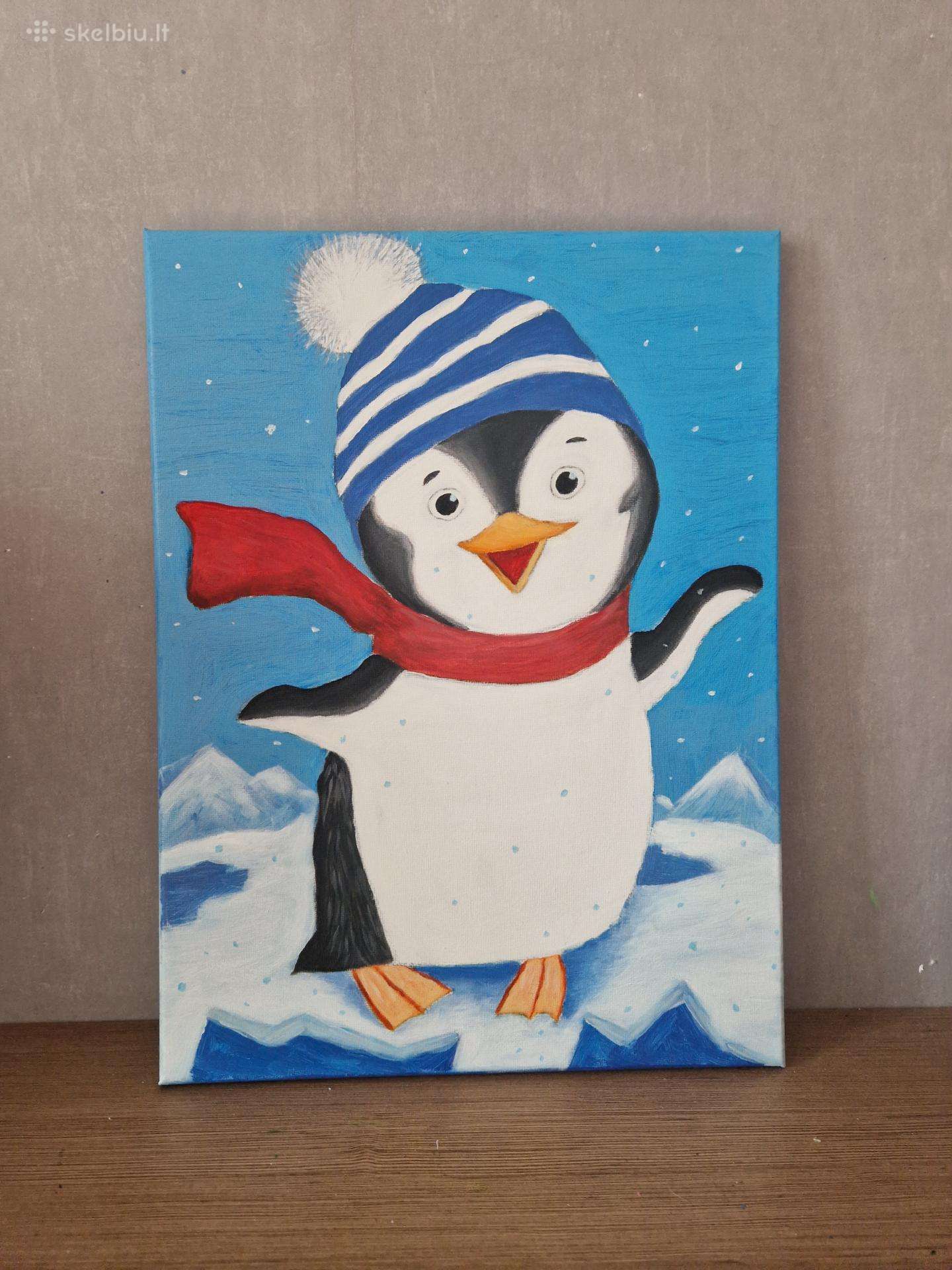 Paveikslas vaikų kambariui Žiemos šypsena