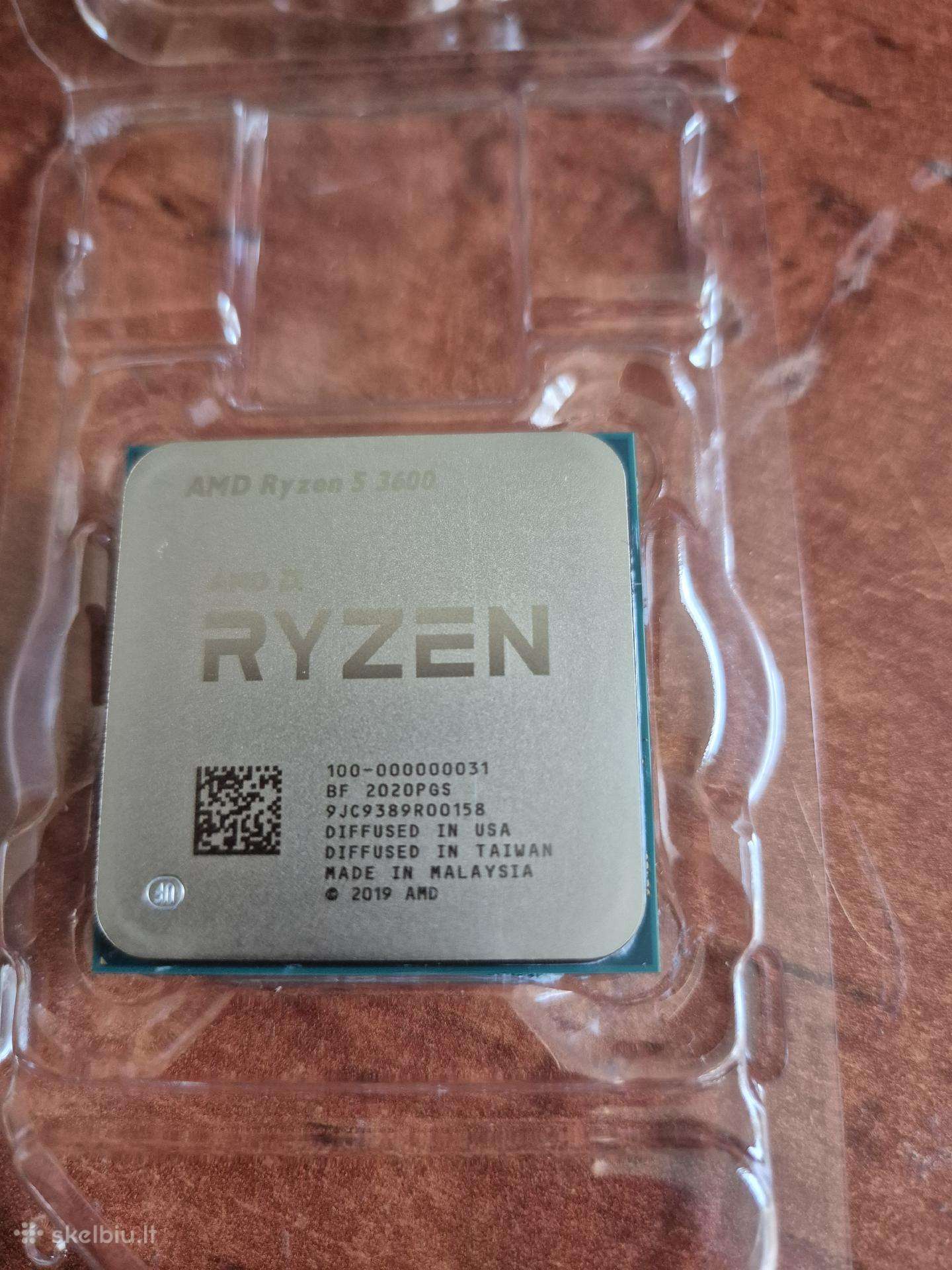 Parduodu Amd Ryzen 5 3600 procesorių.
