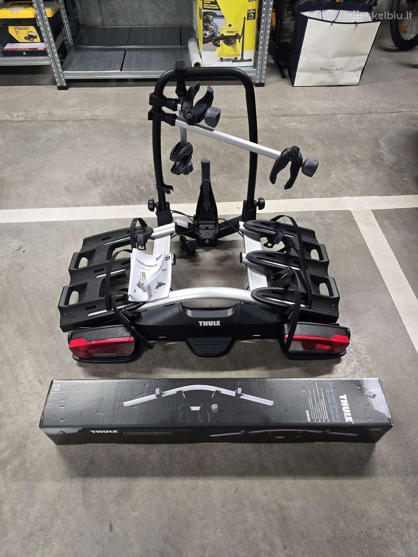Thule Velocompact dviračių laikiklis 4 dviračiams