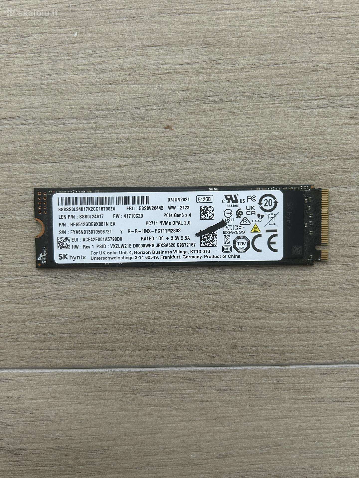 512gb Nvme SSD