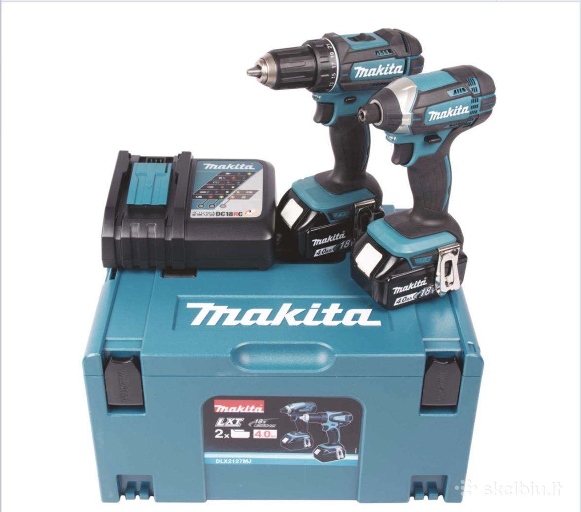Makita Dlx2127mj, 18 V, 4 Ah