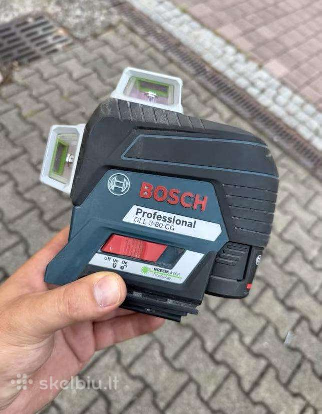 Bosch Gll 3-80 Cg profesionalus linijinis lazeris