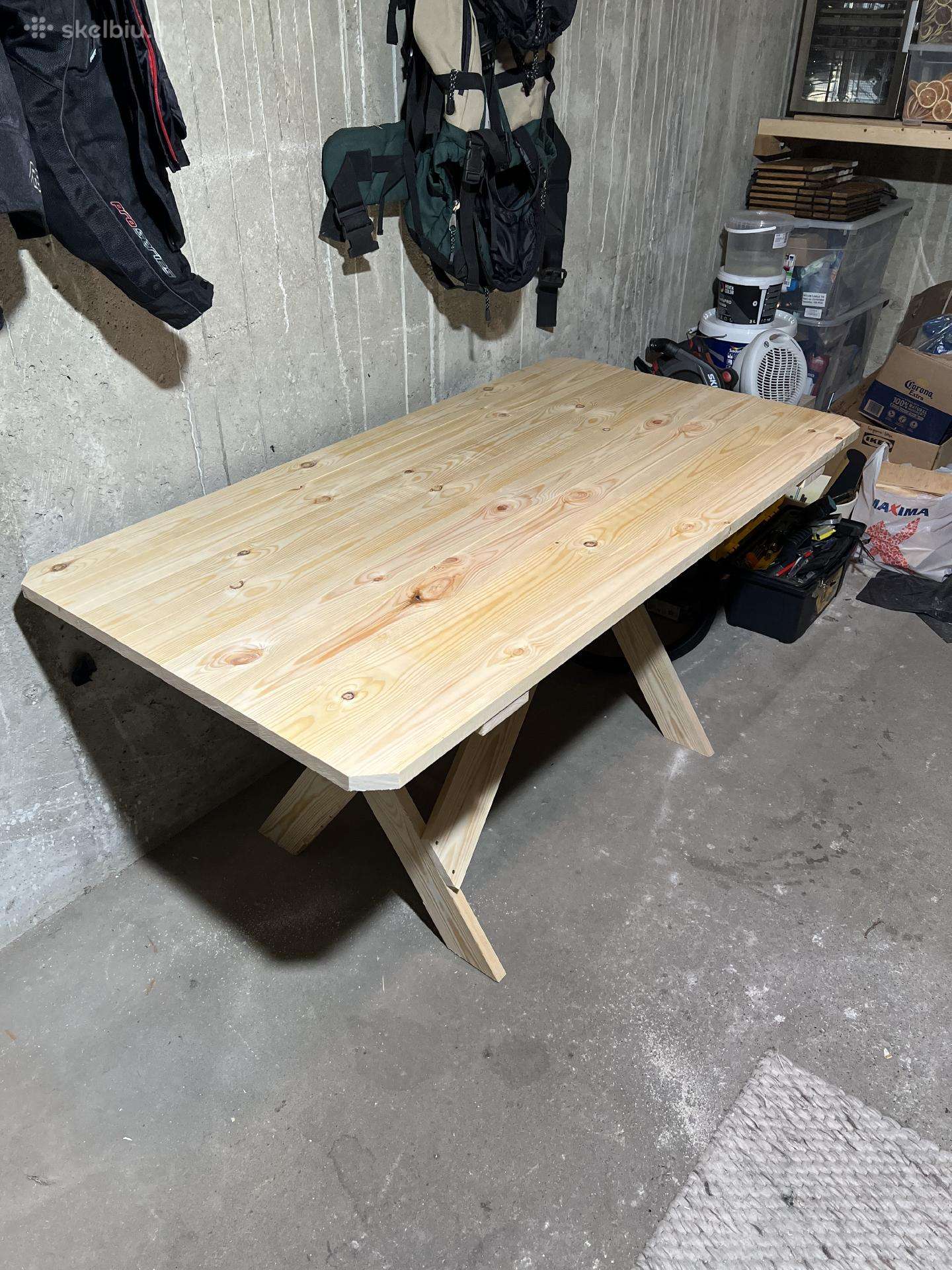 Medinis stalas 150x80x73cm