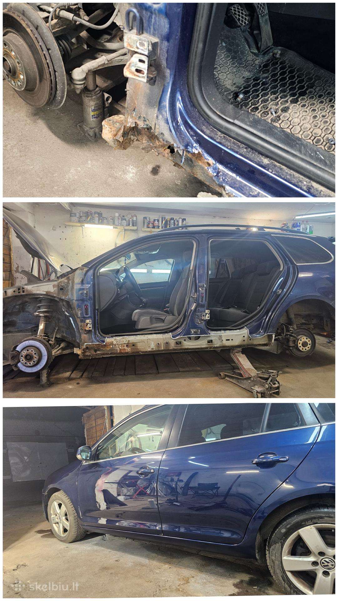 Automobilių virinimas, rūdžių remontas, dažymas
