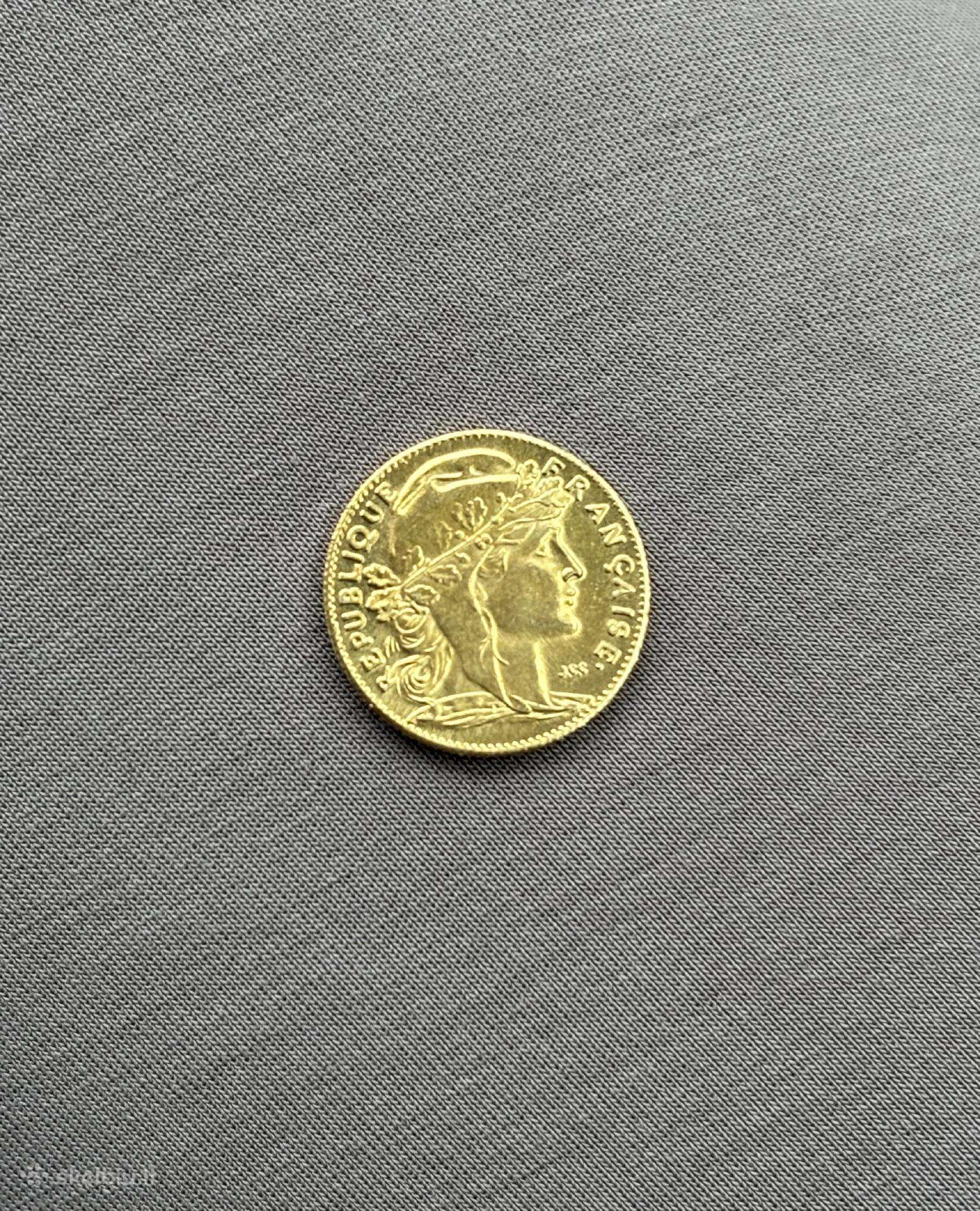 10 frankų moneta