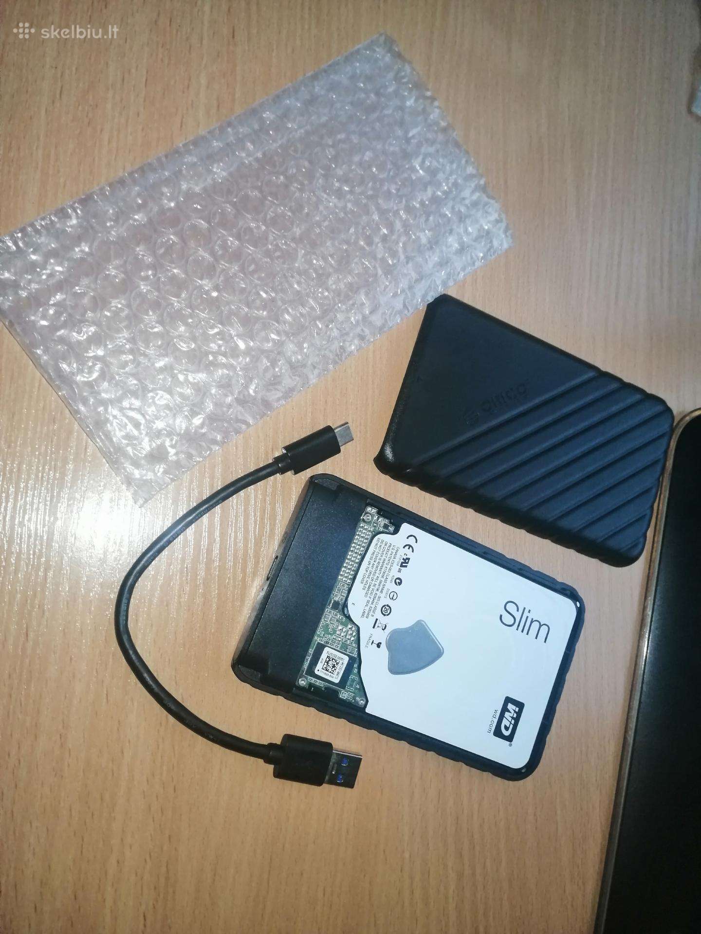 Parduodu Wd Black 1tb HDD + Su Dezute Usb 3.1