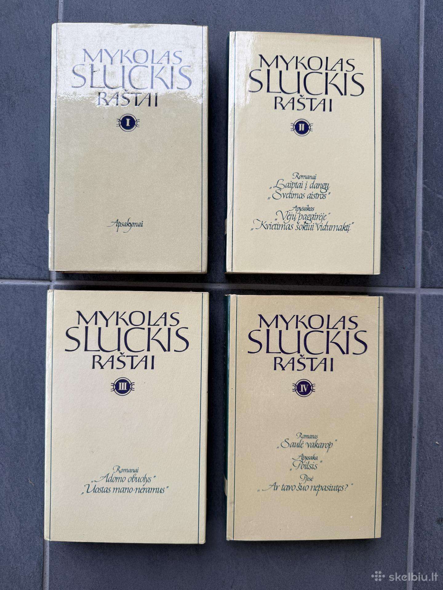 Mykolas Sluckas Raštai