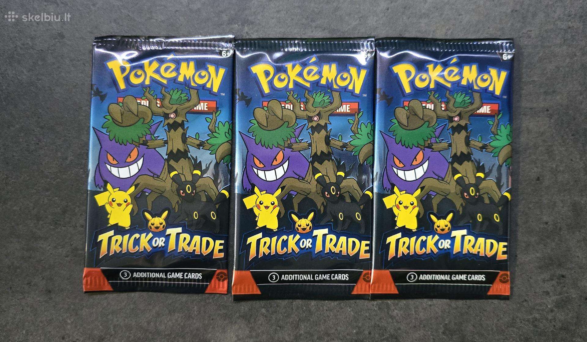 Pokemon Trick Or Trade 2024 booster pack kortos
