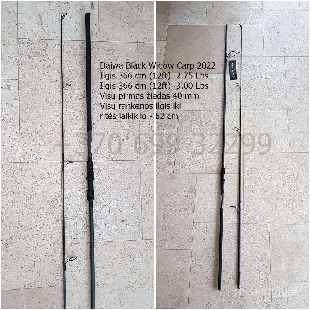 Daiwa Black Widow 366cm 3lbs karpinis kotas