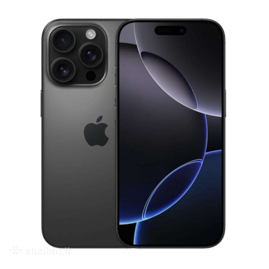 iPhone 16 Pro 256gb Black Titanium, baterija 91%