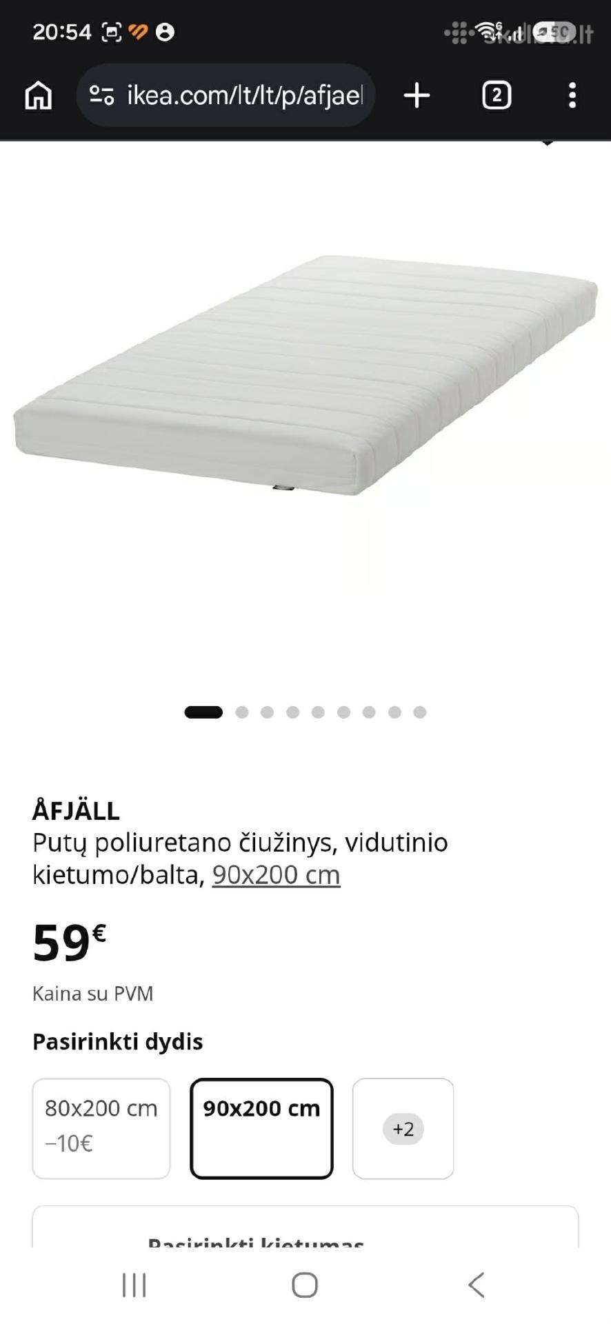 Visiškai nauji čiužiniai 90*200