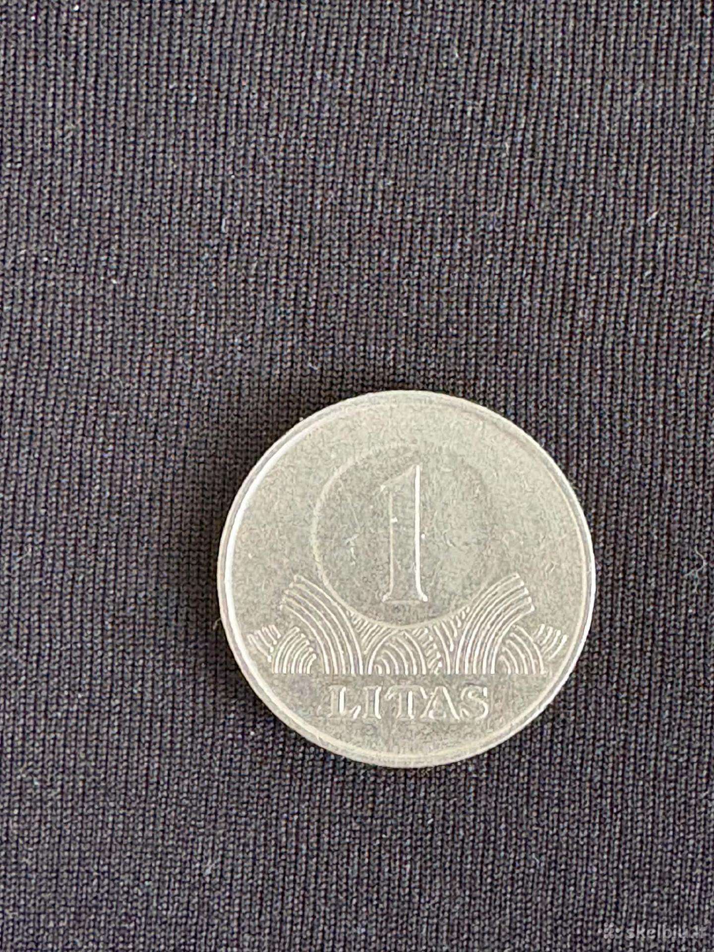 1 litas 1999 m