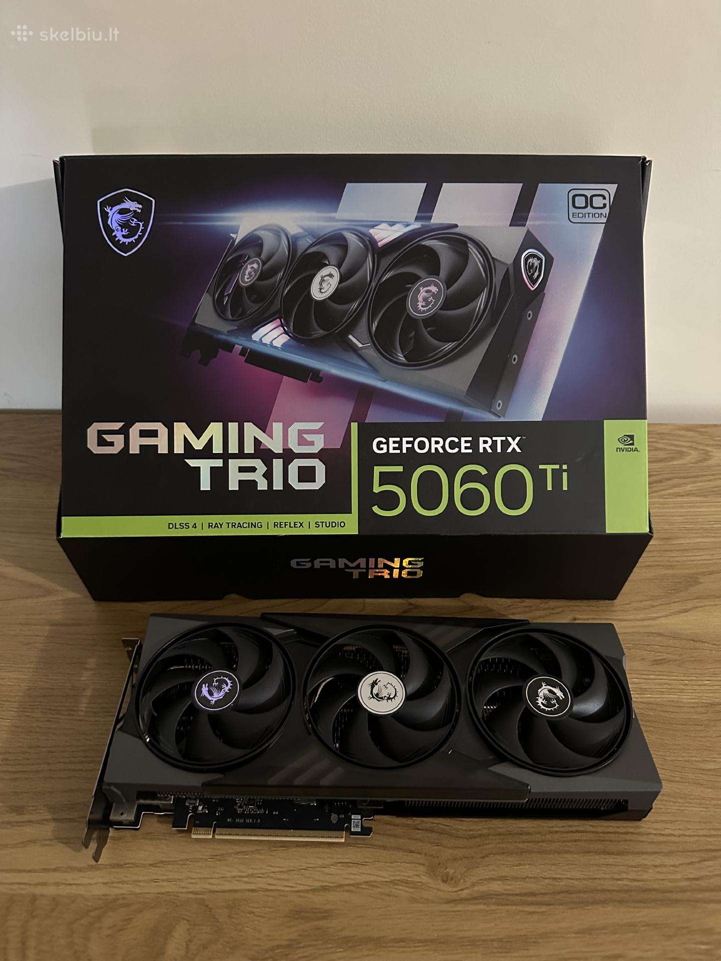 Msi Geforce Rtx 5060 Ti 16gb Gaming Trio Oc