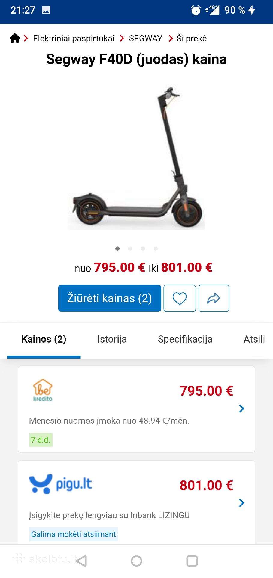 Už puse kainos Segway F40,geriausias tarp visu