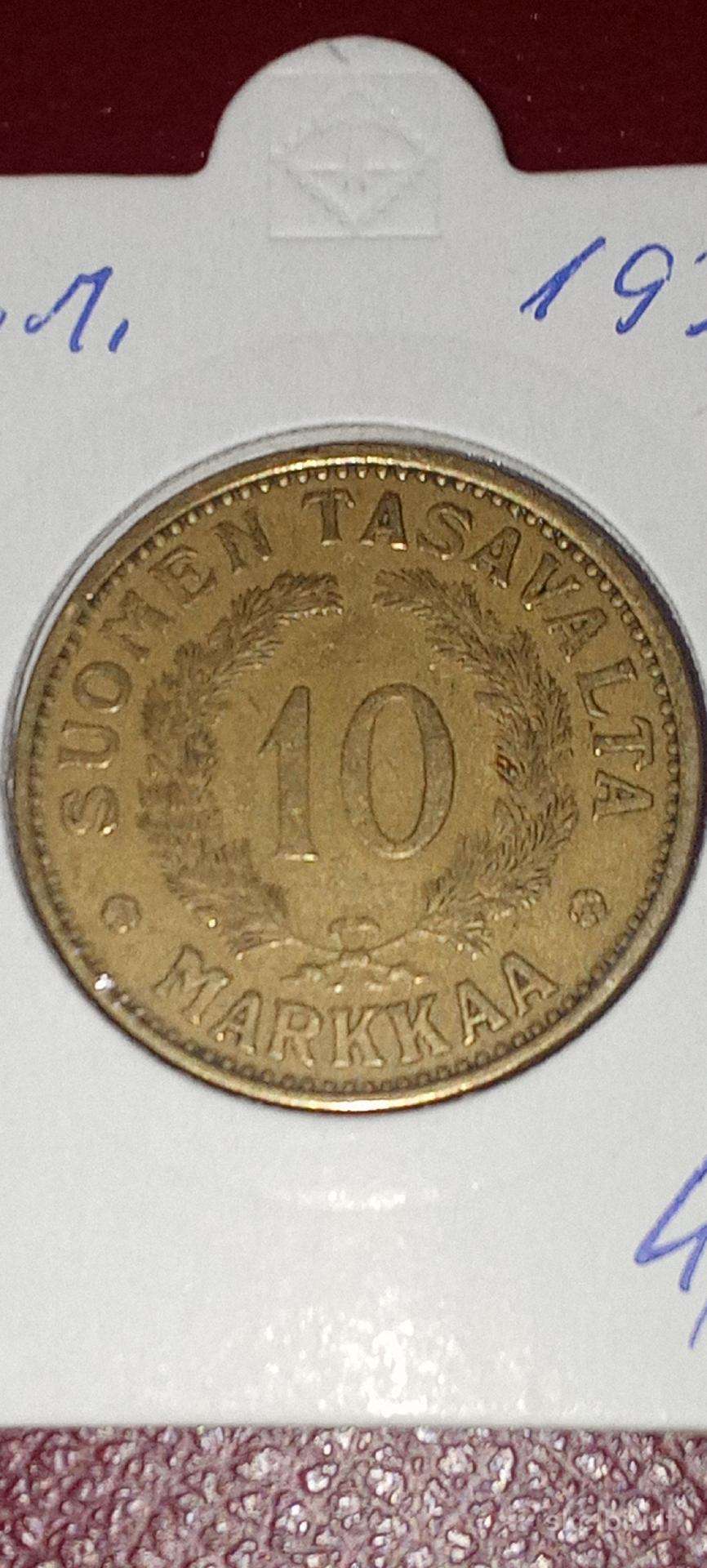 Suomija 10 markių 1930