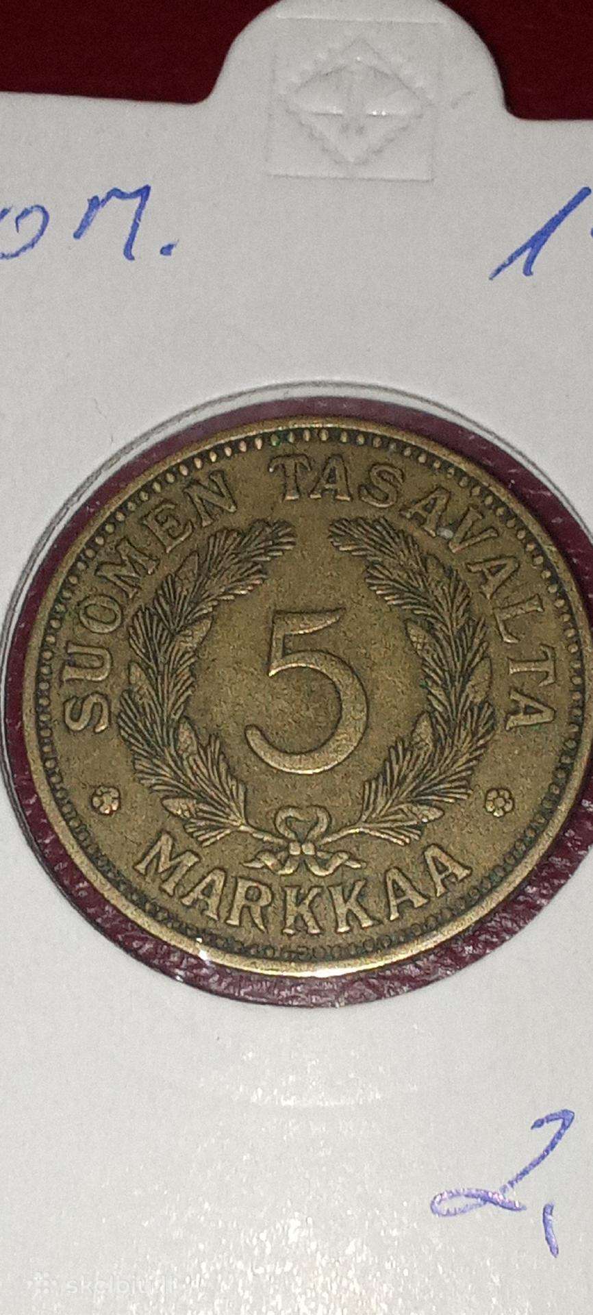Suomija 5 markės 1931