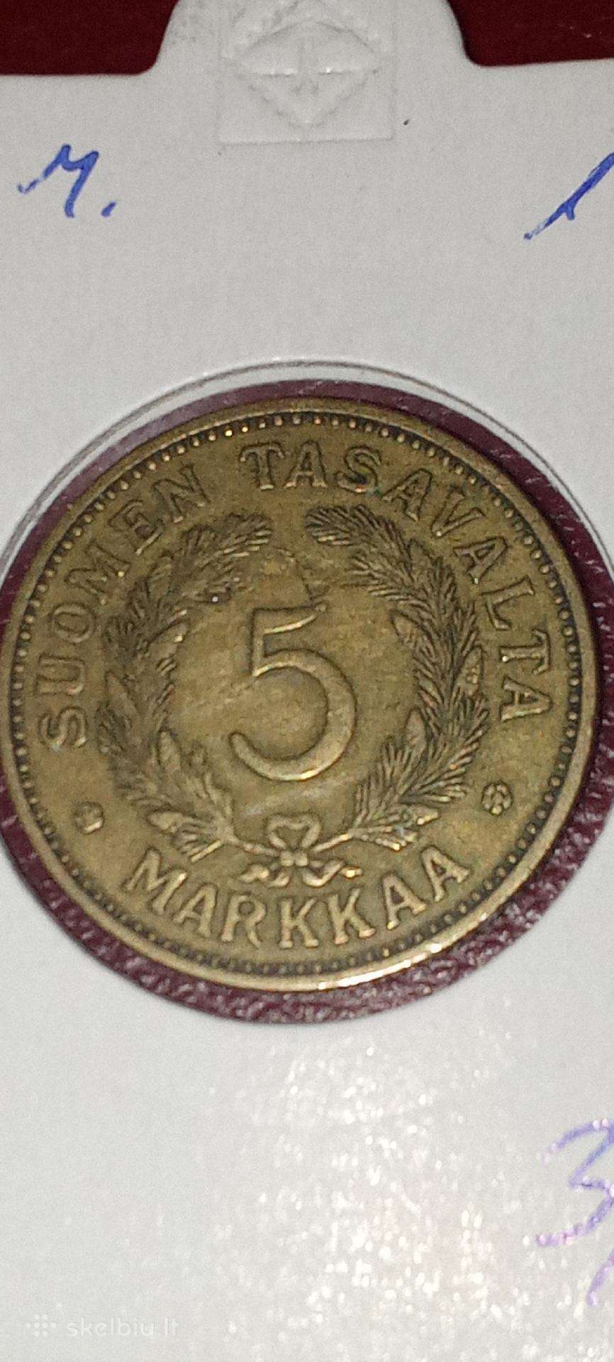 Suomija 5 markės 1937
