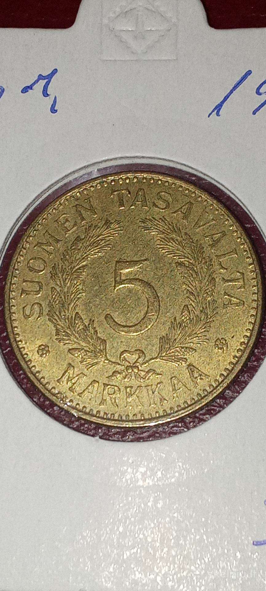 Suomija 5 markės 1941
